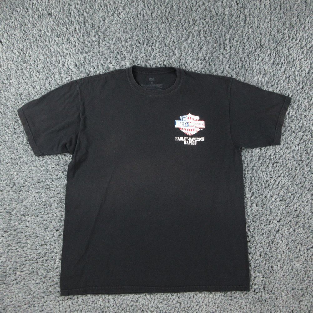 Freedom Ride Shirt Mens Extra Large Black HD 2013 Naples Short Sleeve '
